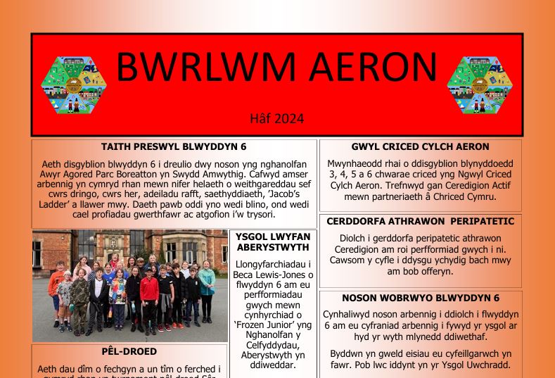 Bwrlwm Aeron Hâf 2024