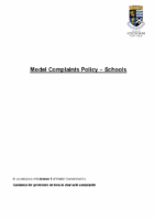 Model Complaints Policy for Schools (Sept-24)